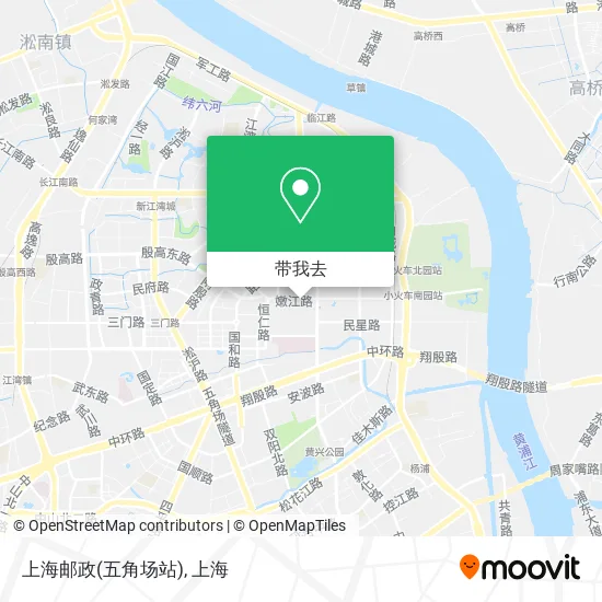 上海邮政(五角场站)地图