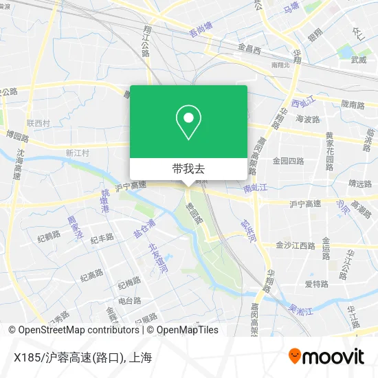 X185/沪蓉高速(路口)地图