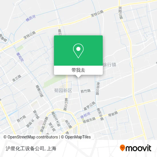 沪星化工设备公司地图
