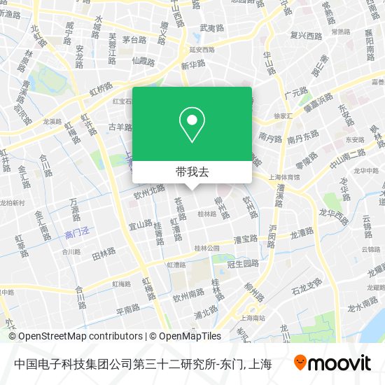 中国电子科技集团公司第三十二研究所-东门地图