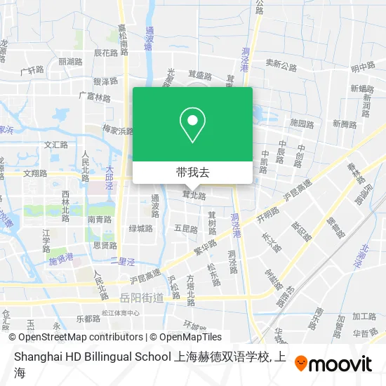 Shanghai HD Billingual School 上海赫德双语学校地图