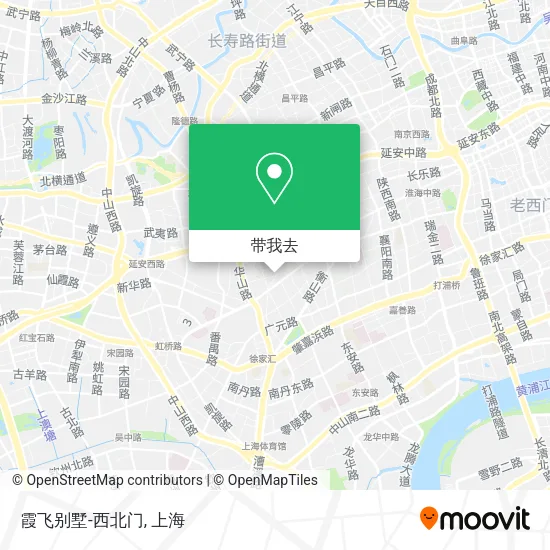 霞飞别墅-西北门地图