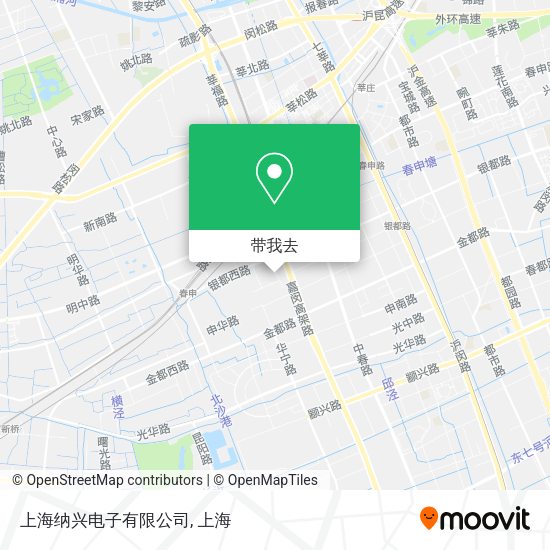 上海纳兴电子有限公司地图