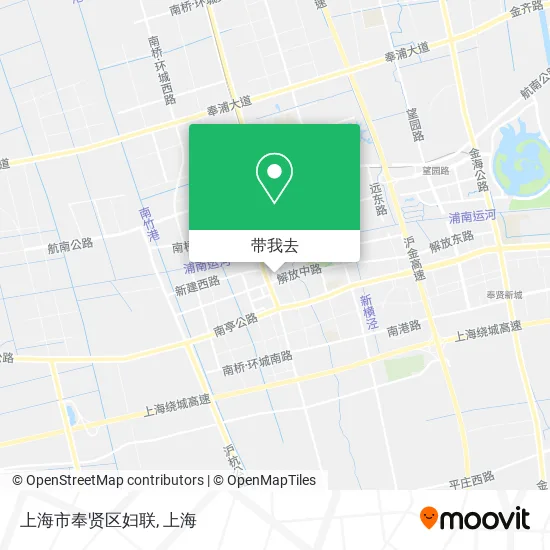 上海市奉贤区妇联地图