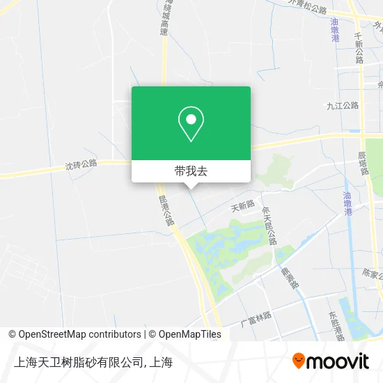 上海天卫树脂砂有限公司地图