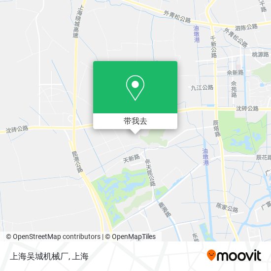 上海吴城机械厂地图