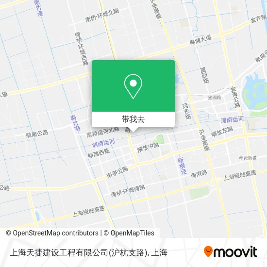 上海天捷建设工程有限公司(沪杭支路)地图