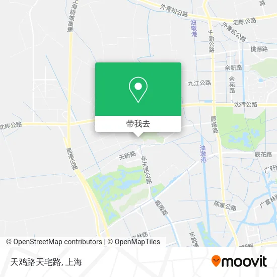 天鸡路天宅路地图