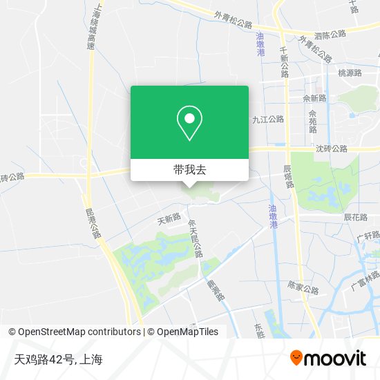 天鸡路42号地图