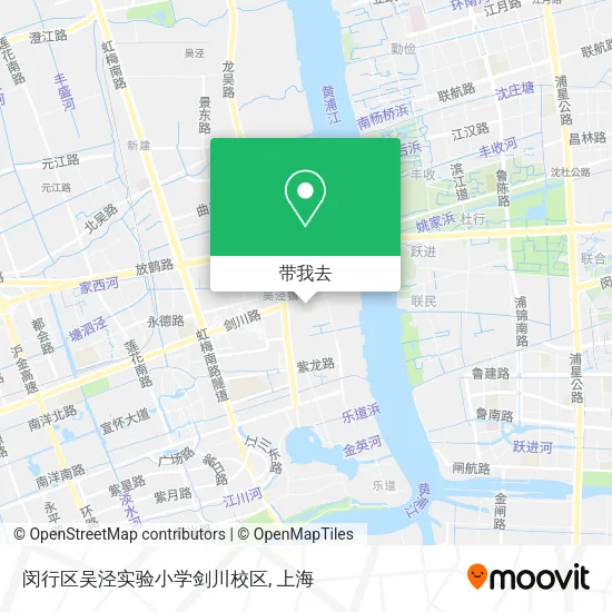 闵行区吴泾实验小学剑川校区地图