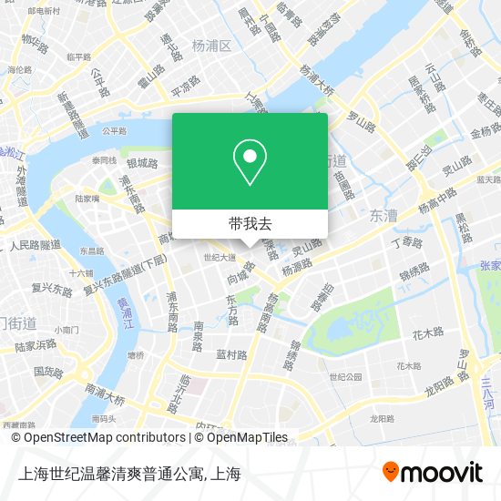 上海世纪温馨清爽普通公寓地图