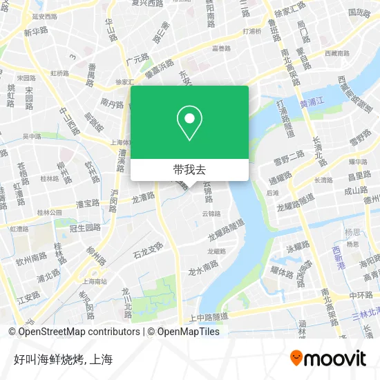 好叫海鲜烧烤地图