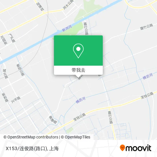 X153/连俊路(路口)地图