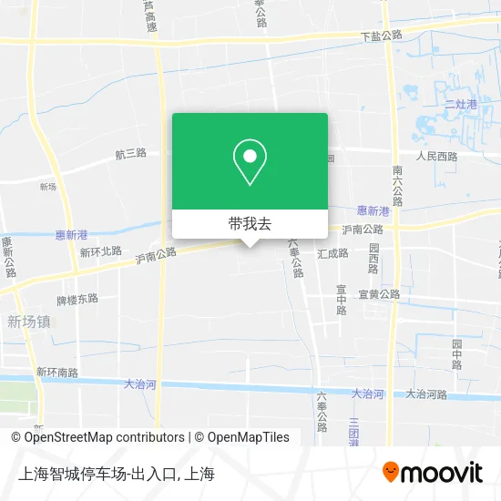 上海智城停车场-出入口地图