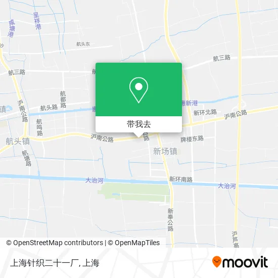 上海针织二十一厂地图