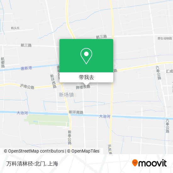 万科清林径-北门地图