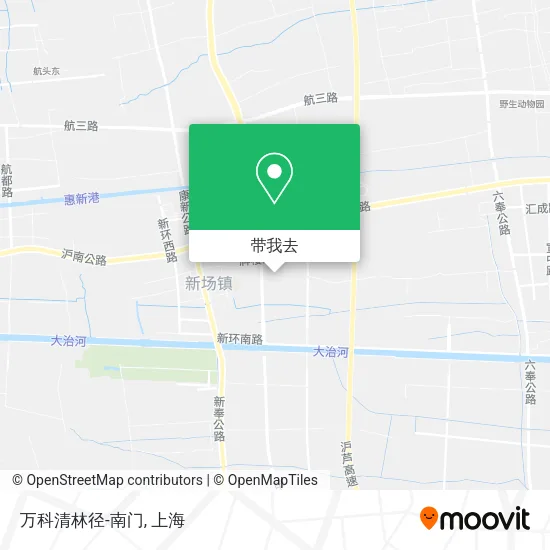 万科清林径-南门地图