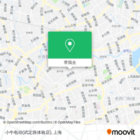 小牛电动(武定路体验店)地图