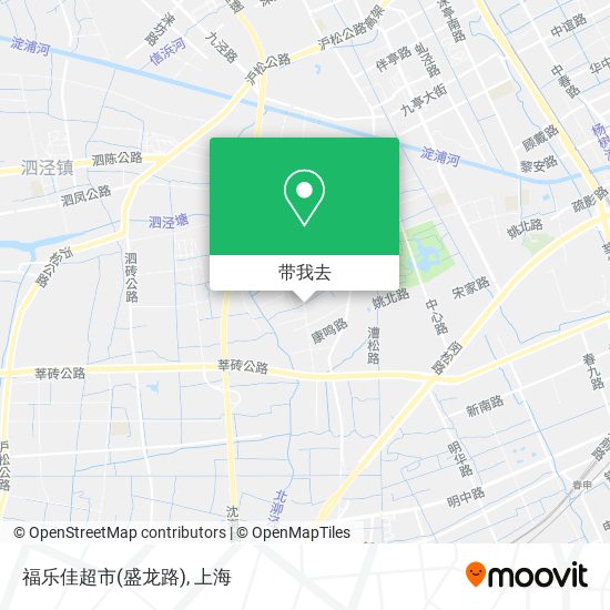 福乐佳超市(盛龙路)地图