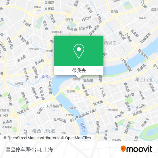 皇玺停车库-出口地图