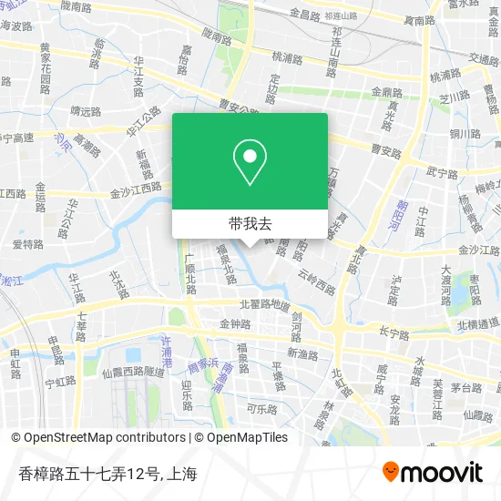 香樟路五十七弄12号地图