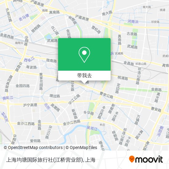 上海均塘国际旅行社(江桥营业部)地图