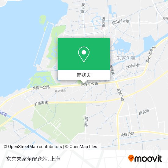 京东朱家角配送站地图