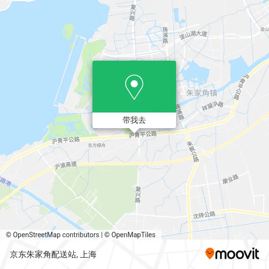 京东朱家角配送站地图