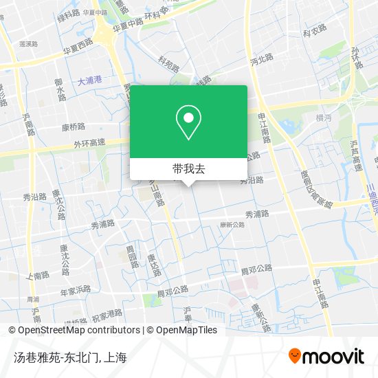 汤巷雅苑-东北门地图