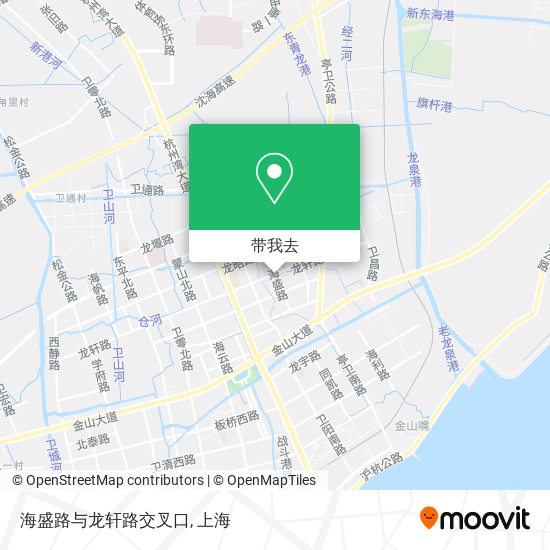 海盛路与龙轩路交叉口地图