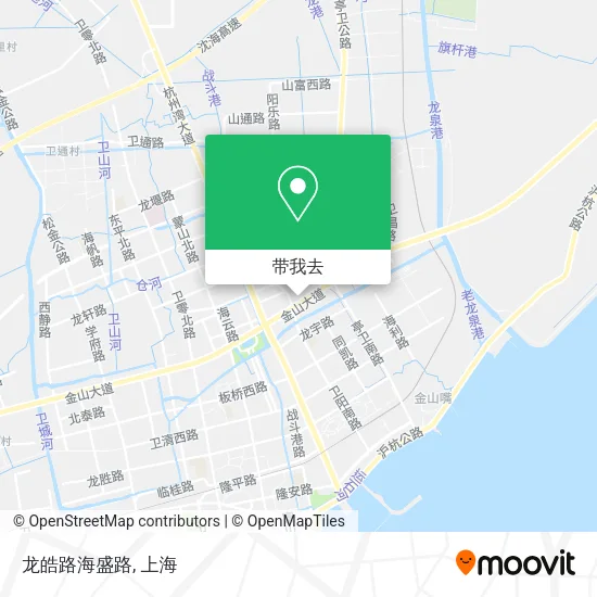 龙皓路海盛路地图