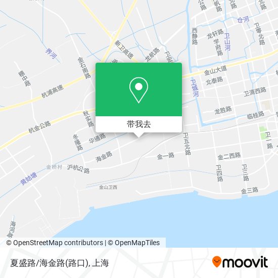 夏盛路/海金路(路口)地图