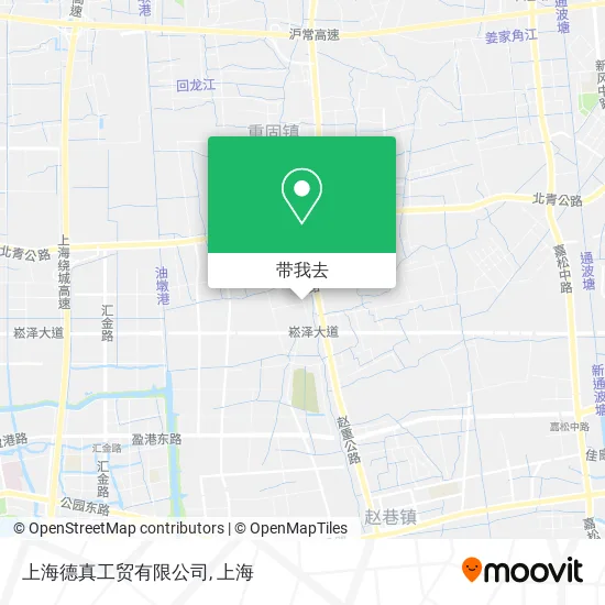 上海德真工贸有限公司地图