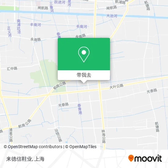 来德信鞋业地图