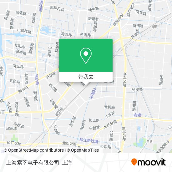 上海索莘电子有限公司地图