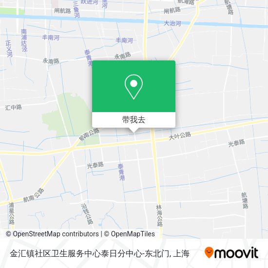 金汇镇社区卫生服务中心泰日分中心-东北门地图