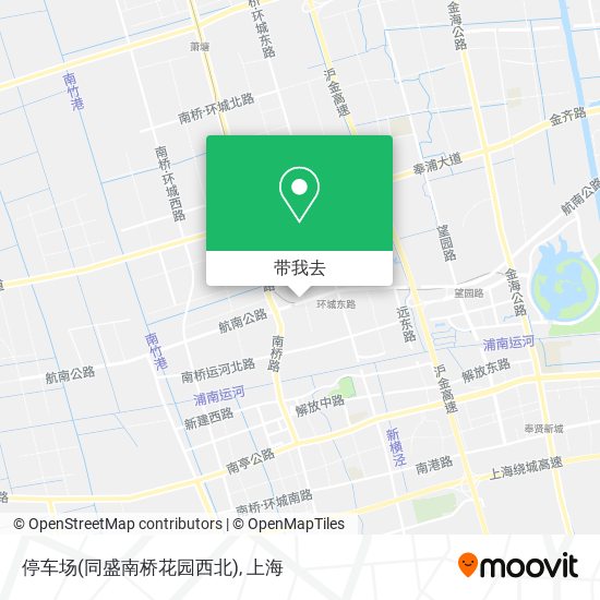 停车场(同盛南桥花园西北)地图
