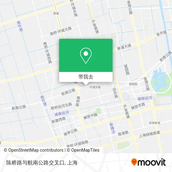 陈桥路与航南公路交叉口地图