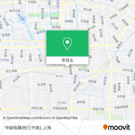 华硕电脑(松汇中路)地图