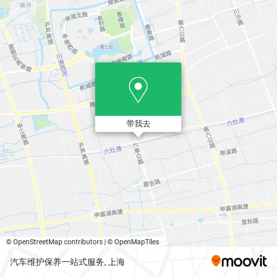 汽车维护保养一站式服务地图