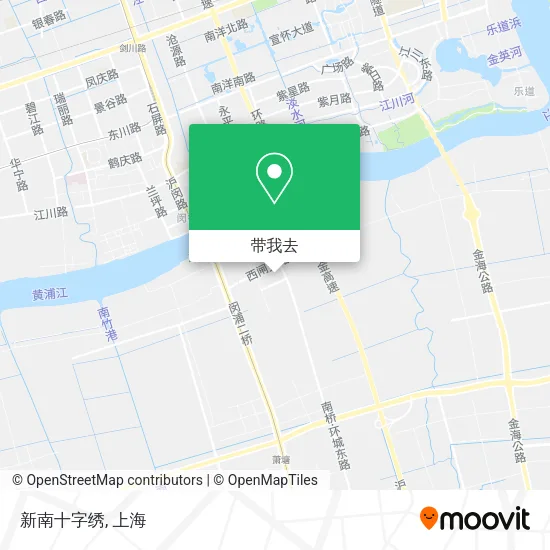 新南十字绣地图