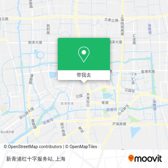 新青浦红十字服务站地图