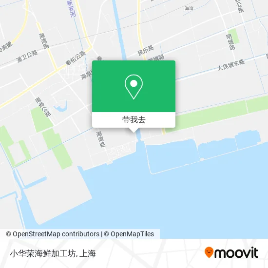小华荣海鲜加工坊地图