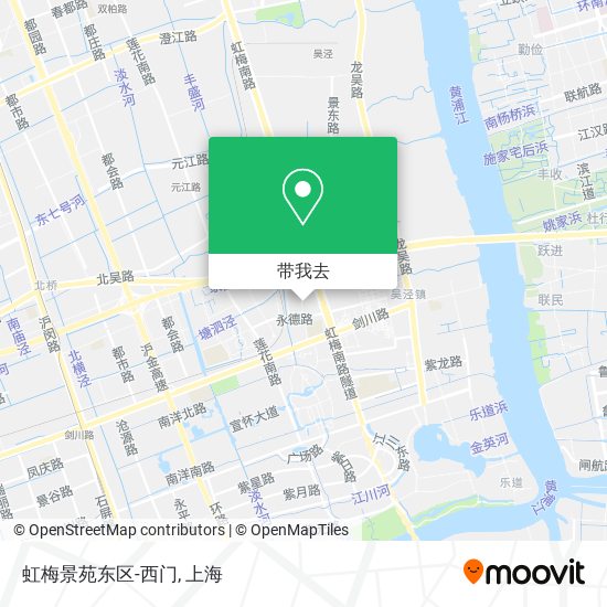 虹梅景苑东区-西门地图