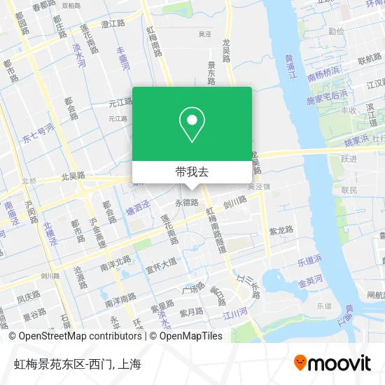 虹梅景苑东区-西门地图