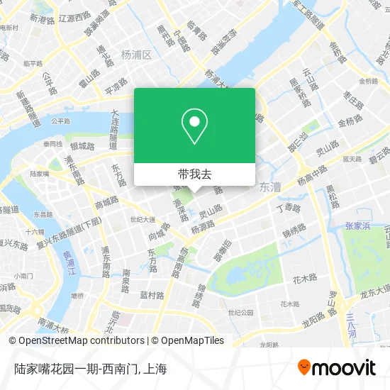 陆家嘴花园一期-西南门地图