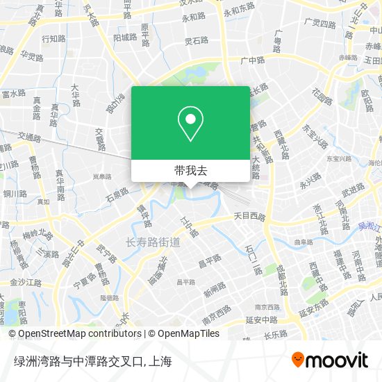 绿洲湾路与中潭路交叉口地图