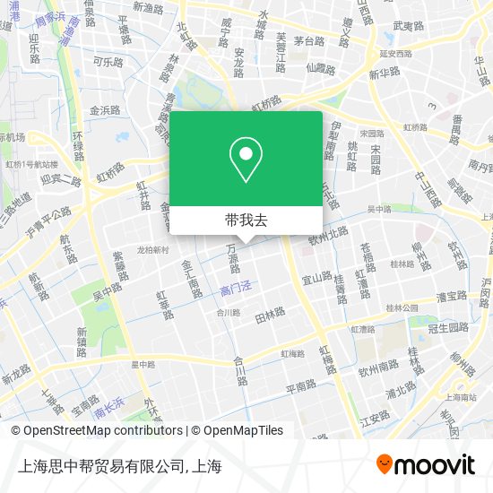 上海思中帮贸易有限公司地图