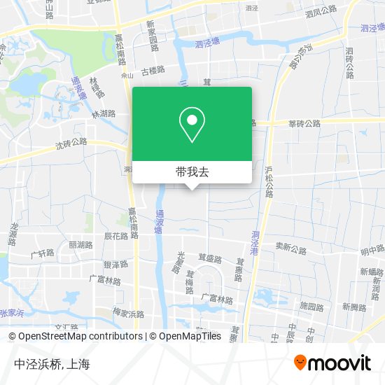 中泾浜桥地图