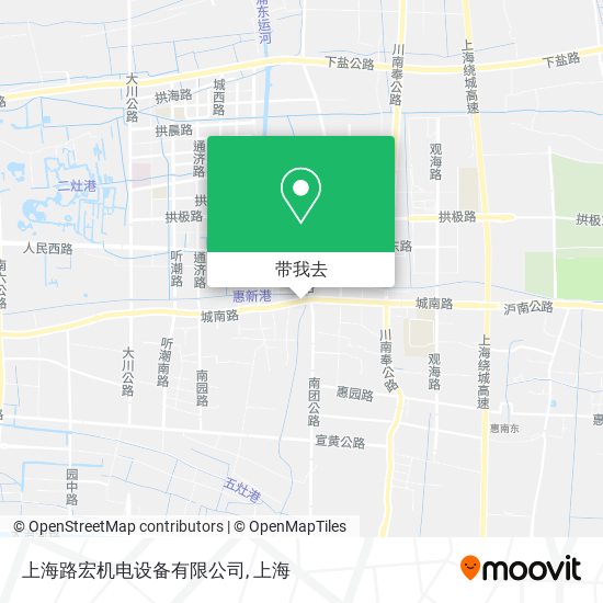 上海路宏机电设备有限公司地图